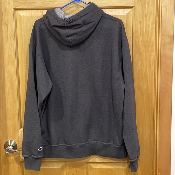 Champion gray hoodie sweatshirt size L - Picture 7 of 12